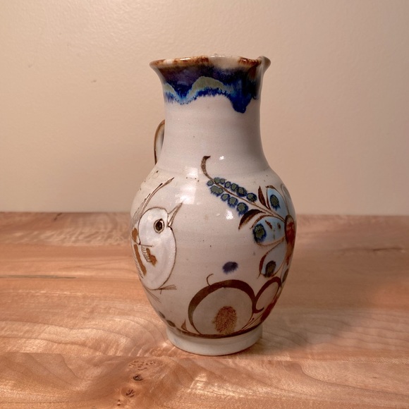 Vintage Signed Ken Edwards Mexican Tonala Pottery Vase - Picture 3 of 5